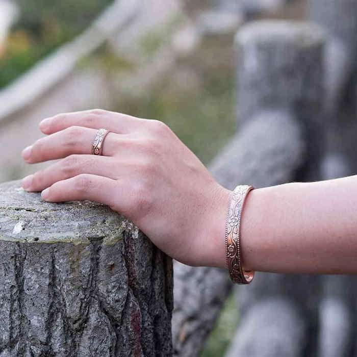 bracelet et bague magnetique