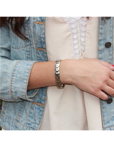 bracelet thérapie magnétique germanium ions infrarouges 4 en 1