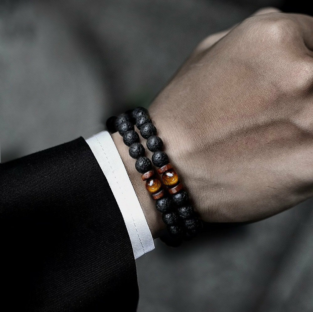 bracelet magnétique oeil de tigre