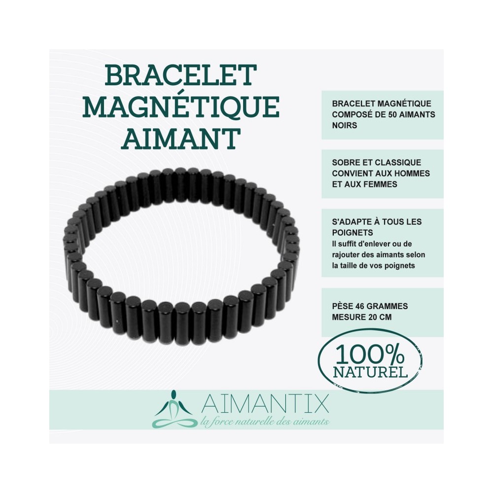 bracelet aimants magnetiques