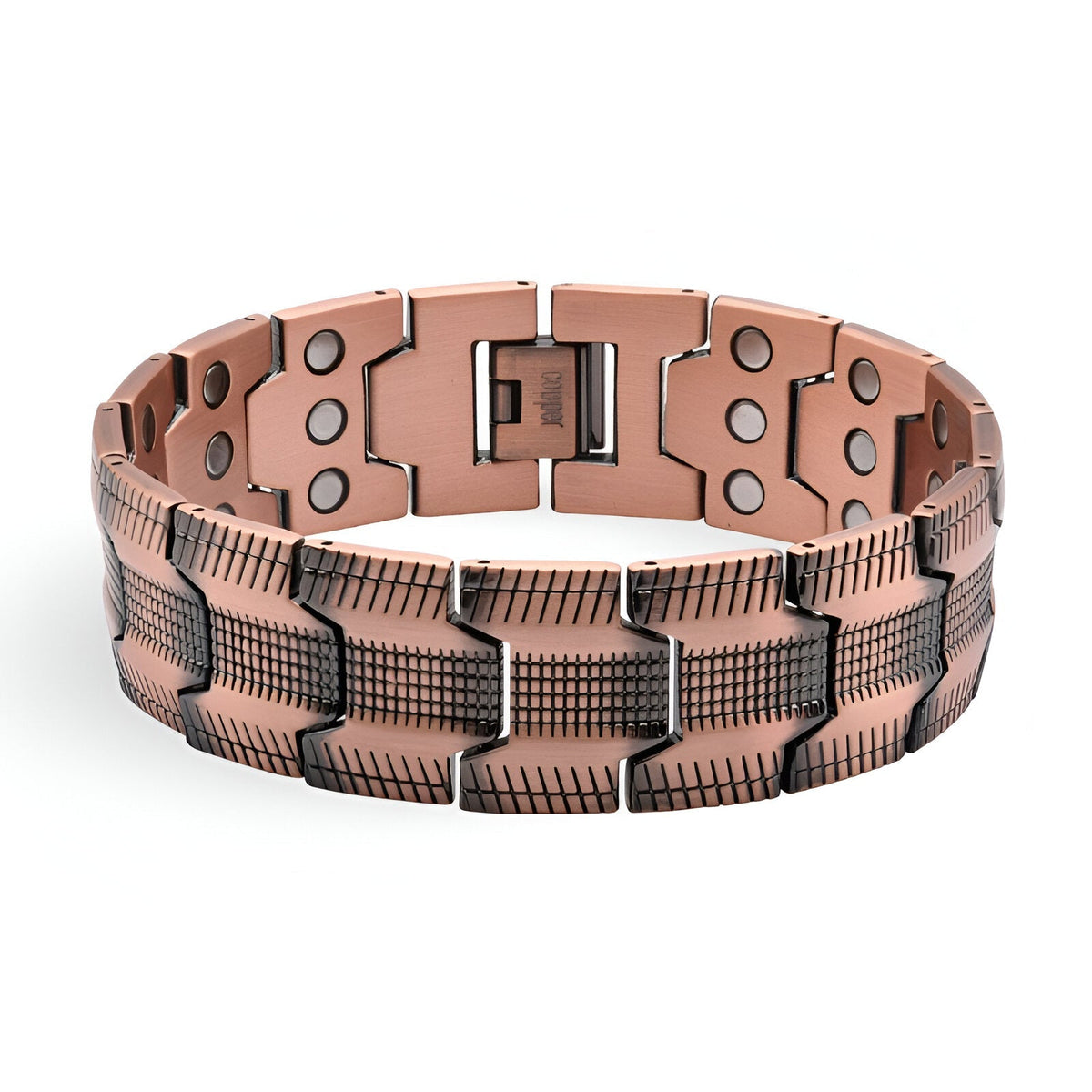 bracelet avec aimants cuivre